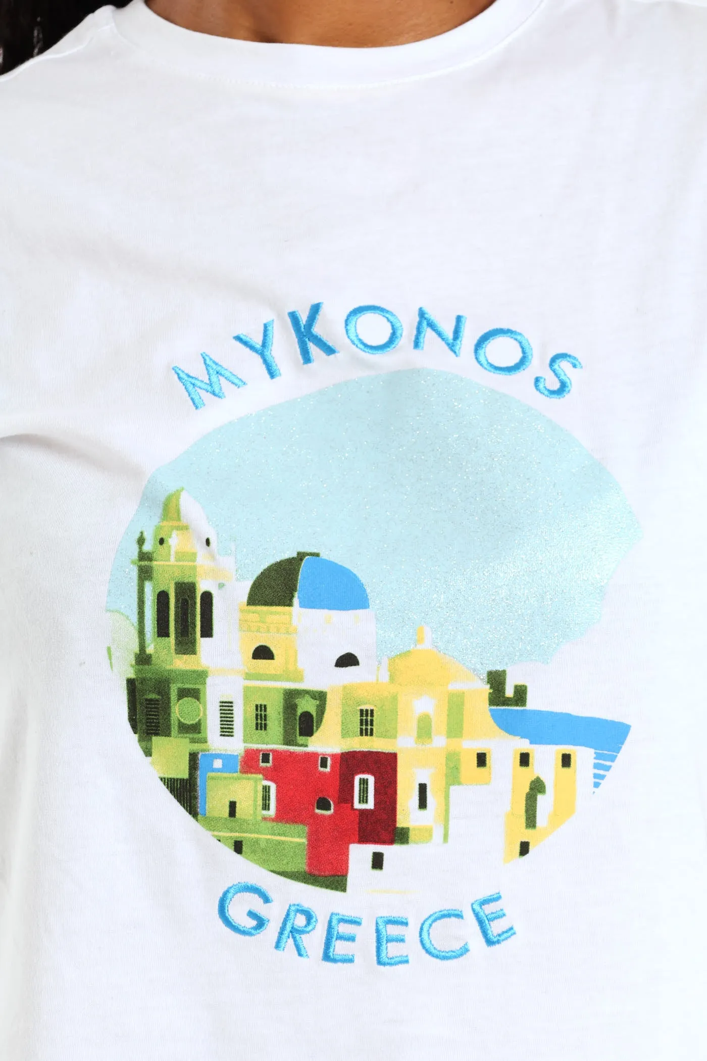 Mykonos Embroidered Tee - White sold by Edgars product image thumbnail 4