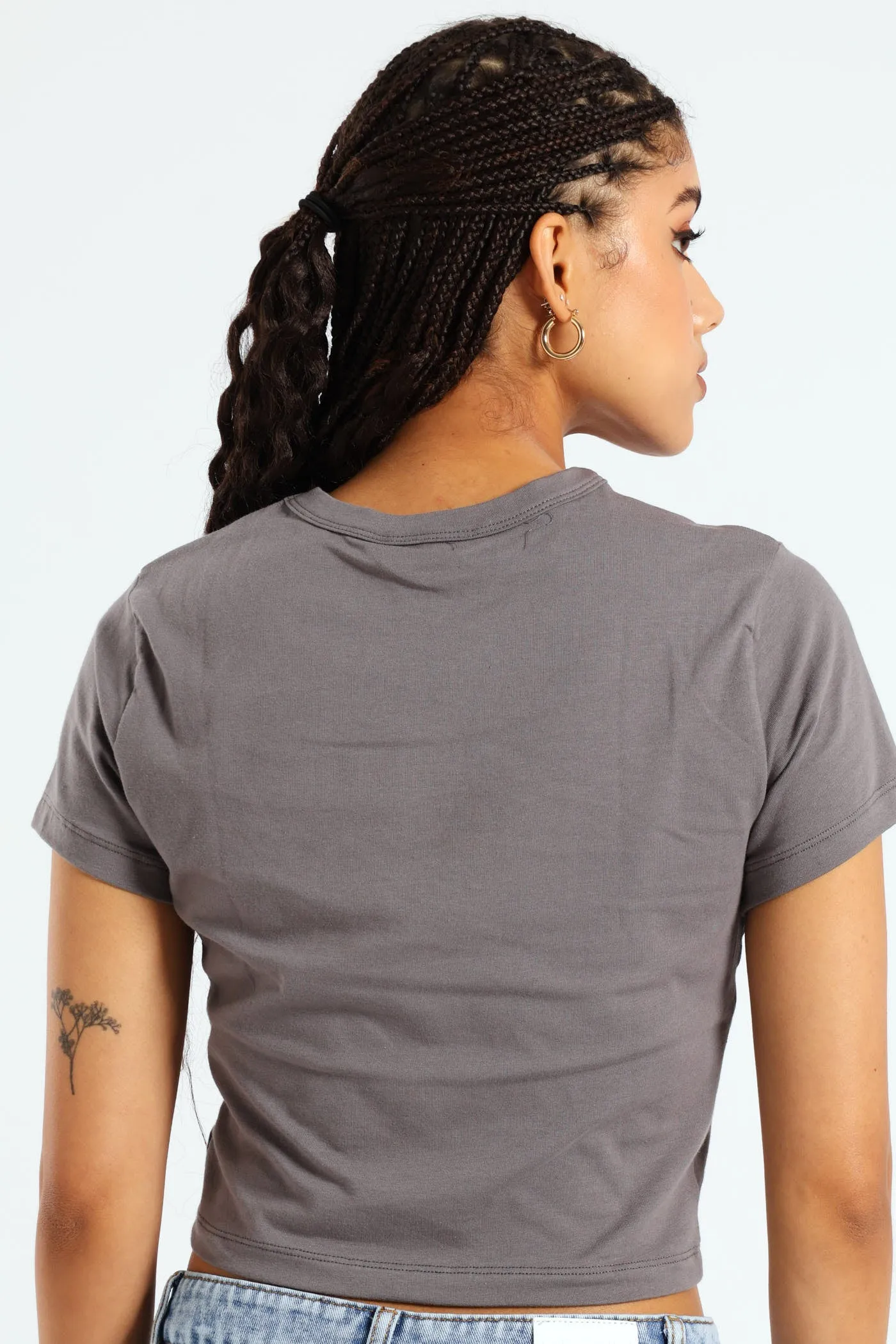 Basic Short Sleeve Tee - Charcoal sold by Edgars product image thumbnail 4