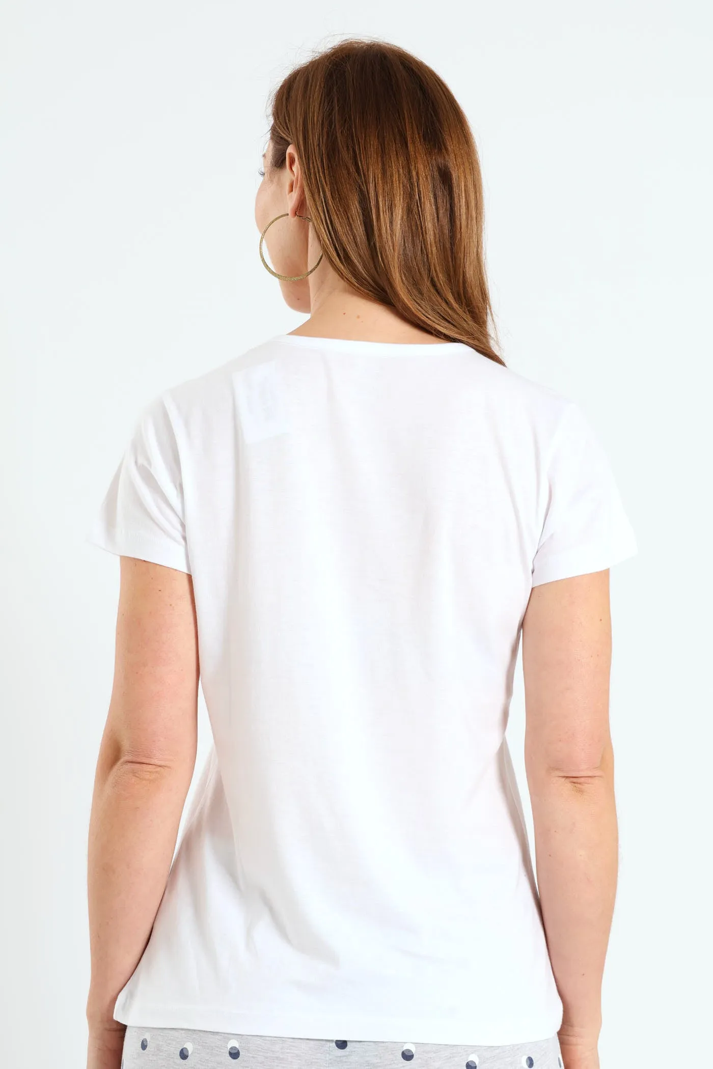 Crew Neck Modal Tee - White sold by Edgars product image thumbnail 3