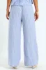 Pinstripe Relaxed Pants - Light Blue sold by Edgars