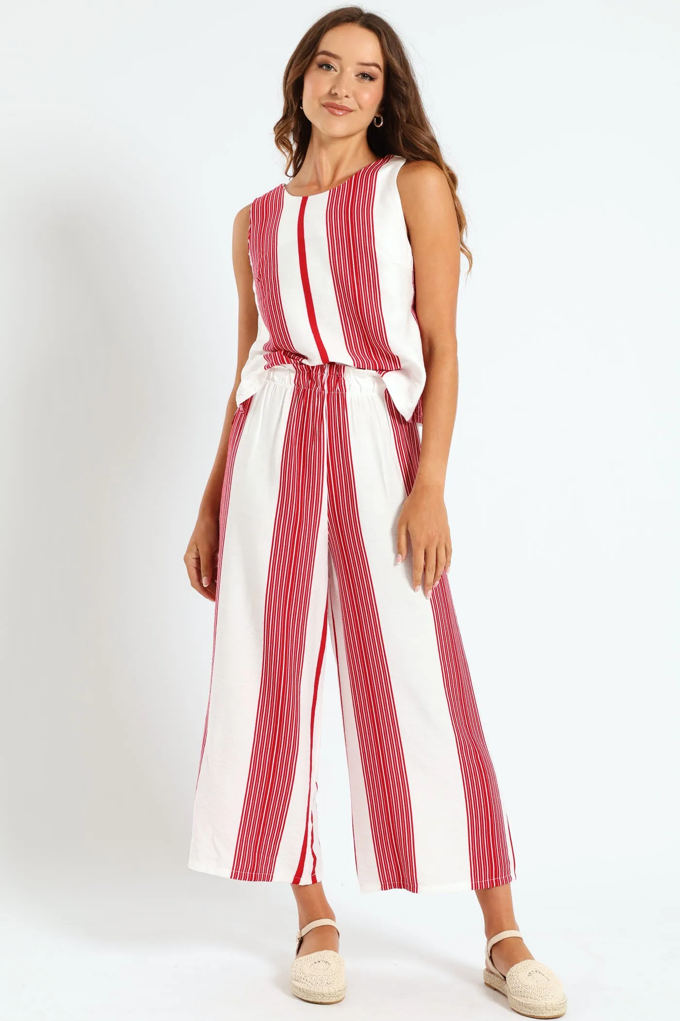 Pull On Capri Pants - White/Red sold by Edgars product image thumbnail 5