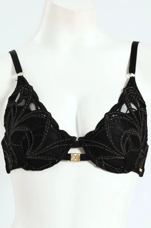 Lace Push Up T-Shirt Bra - Black sold by Edgars