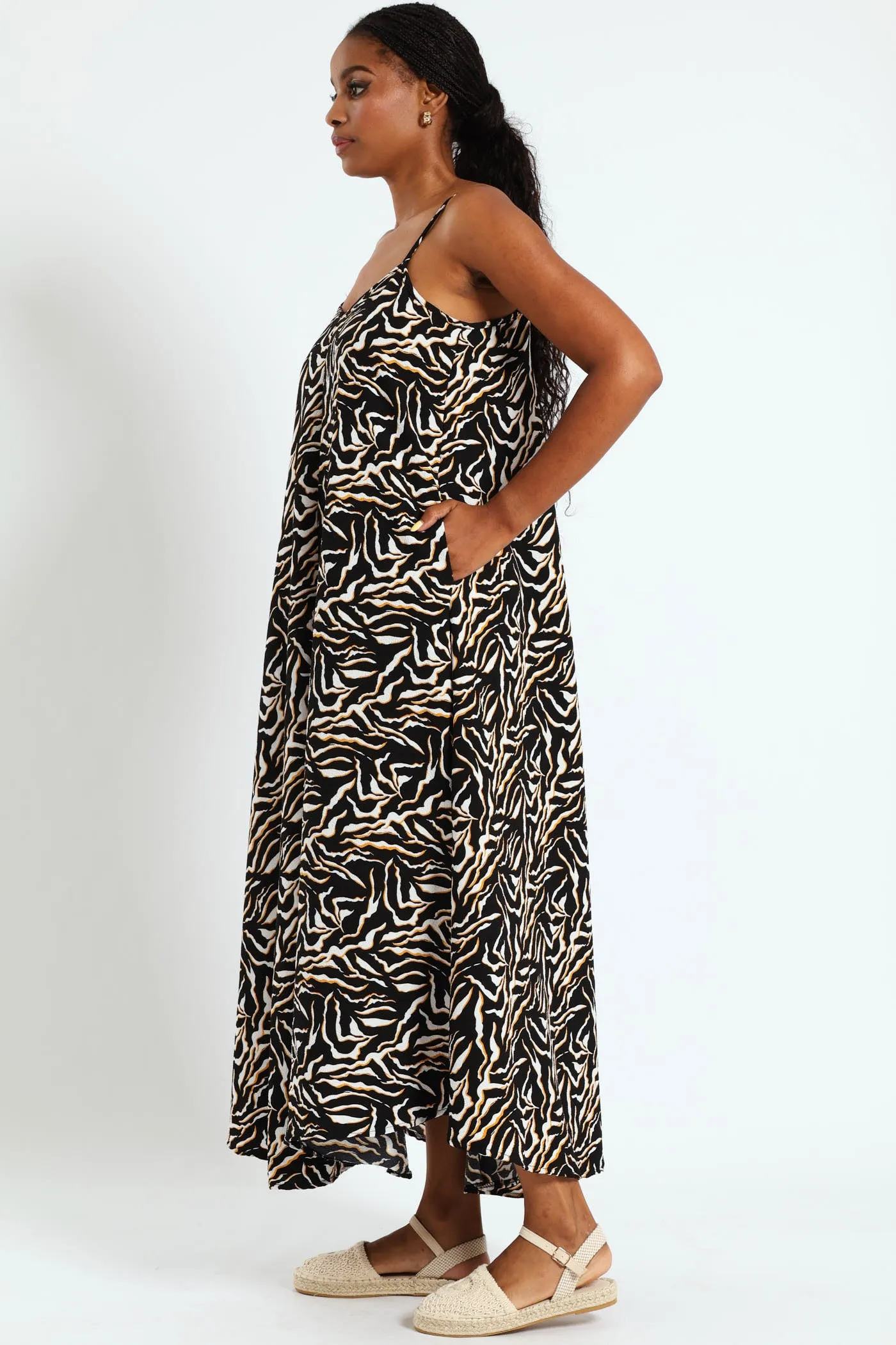 Printed Strappy Slip Maxi Dress sold by Edgars product image thumbnail 2
