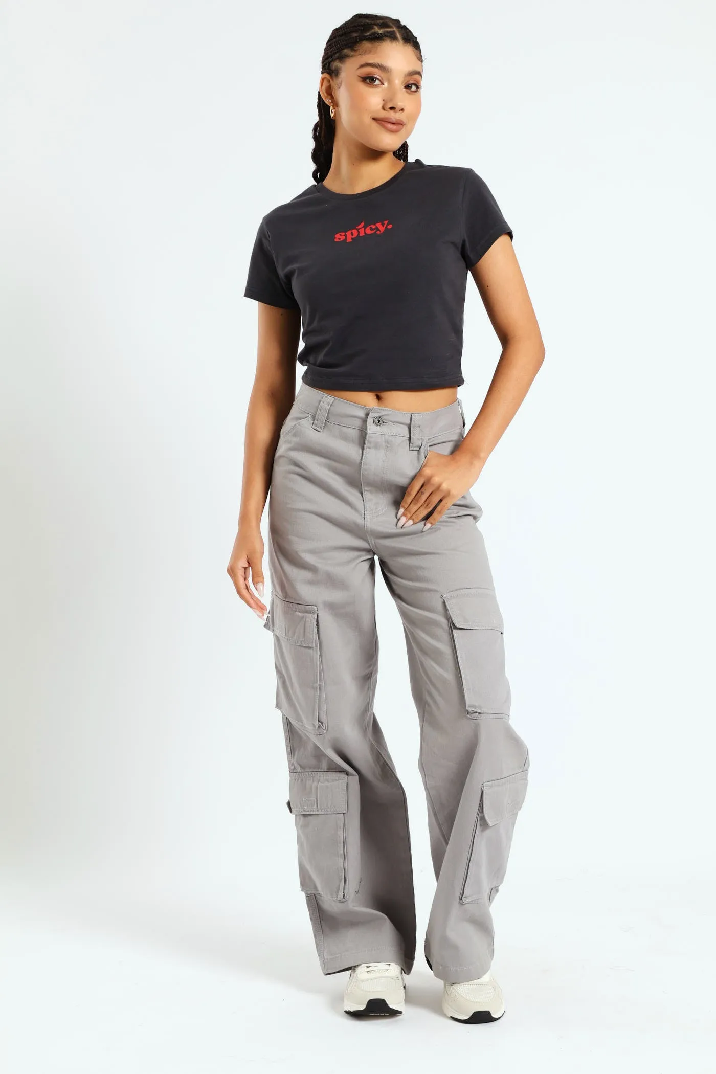 Four Pocket Pant - Grey sold by Edgars