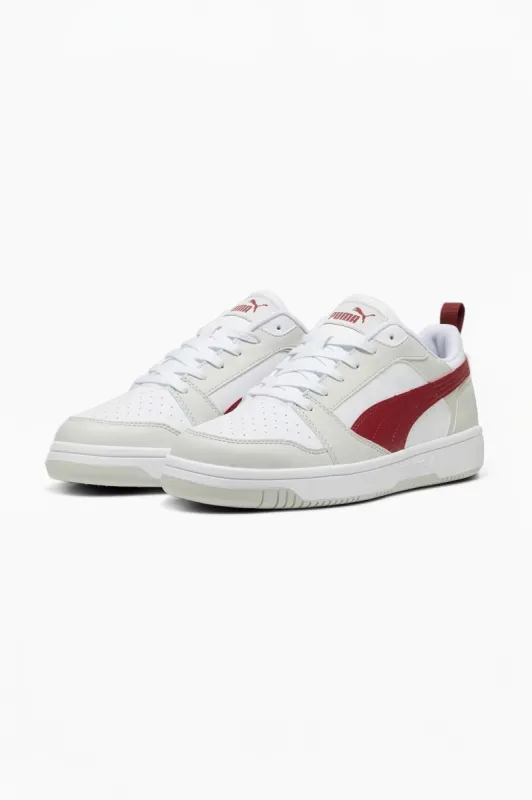 Rebound V6 Low Sneaker - White/Red sold by Edgars