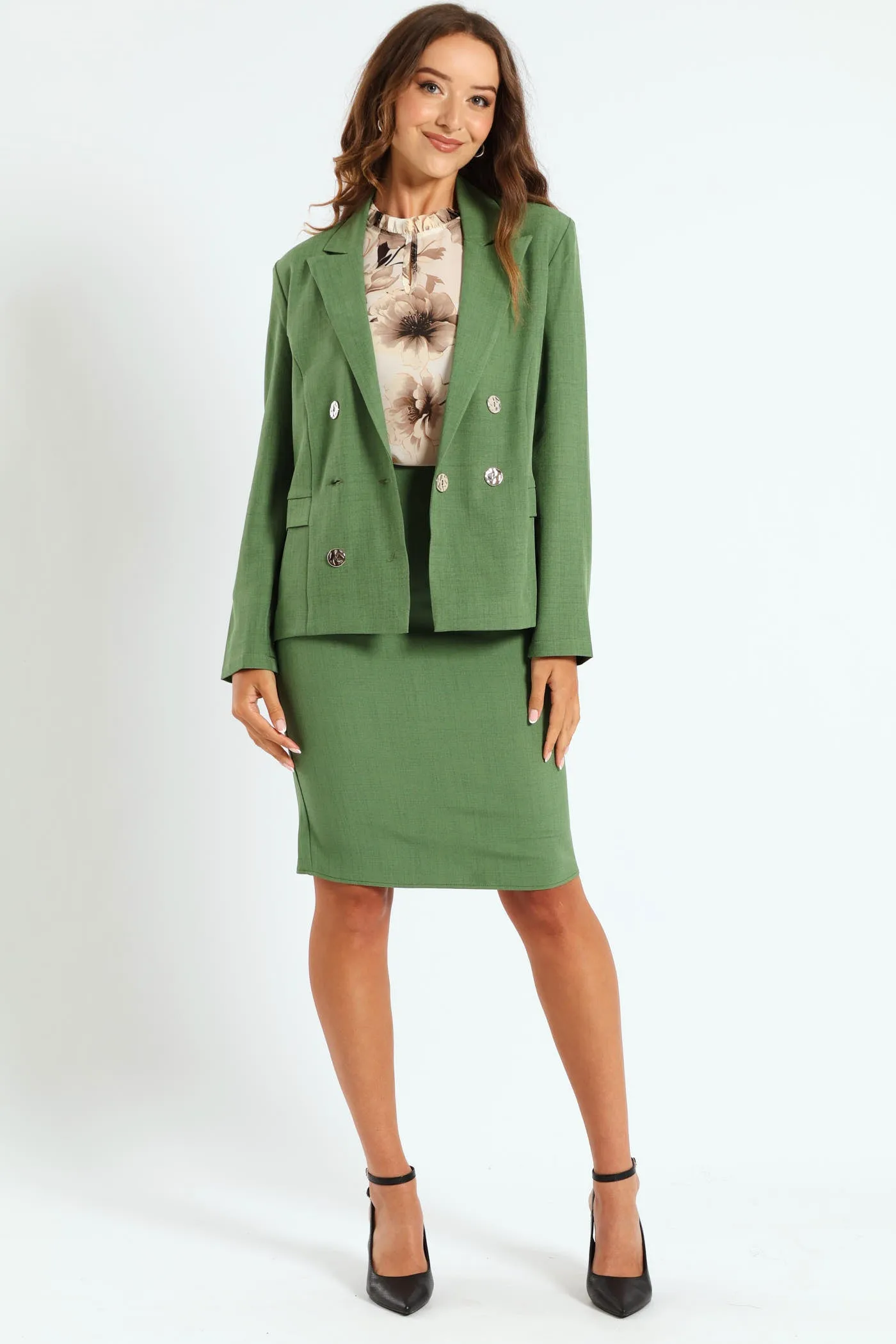 Side Tab Melange Look Skirt sold by Edgars product image thumbnail 4