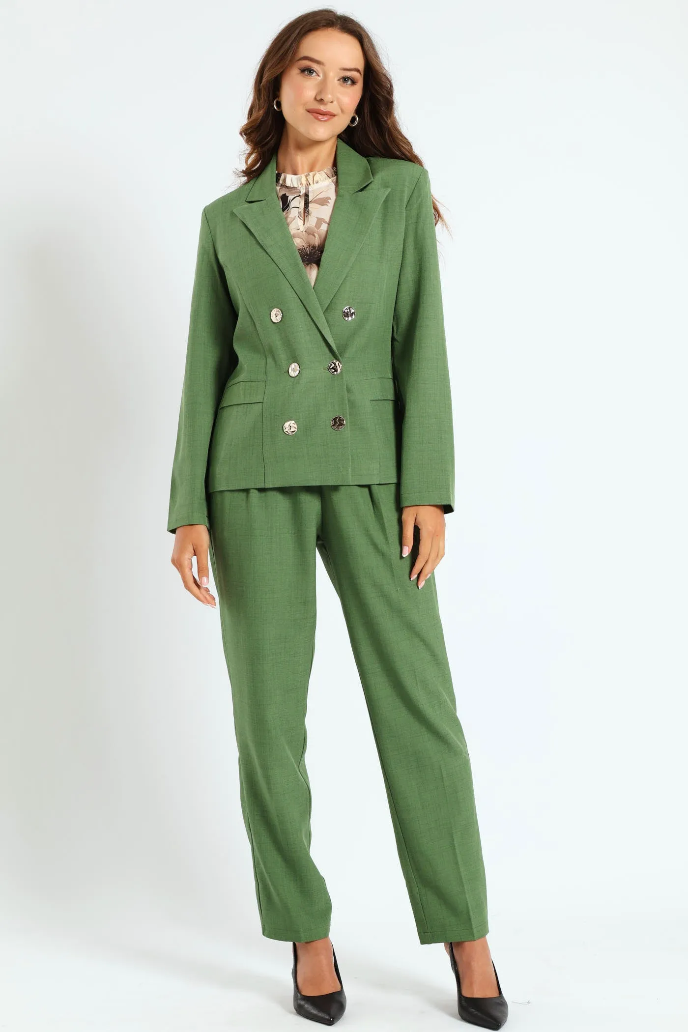 Double Breasted Melange Look Blazer sold by Edgars product image thumbnail 4