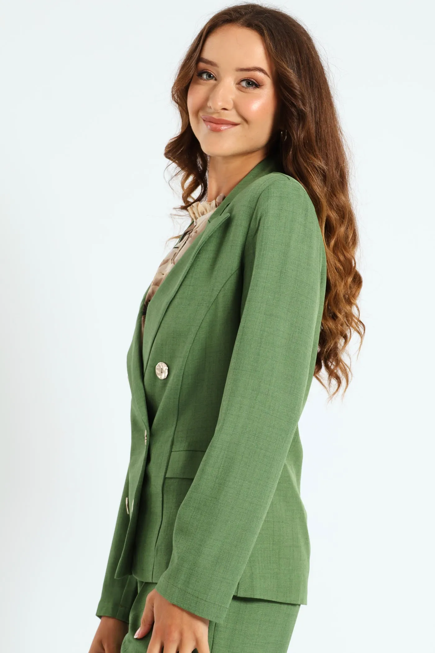 Double Breasted Melange Look Blazer sold by Edgars product image thumbnail 2