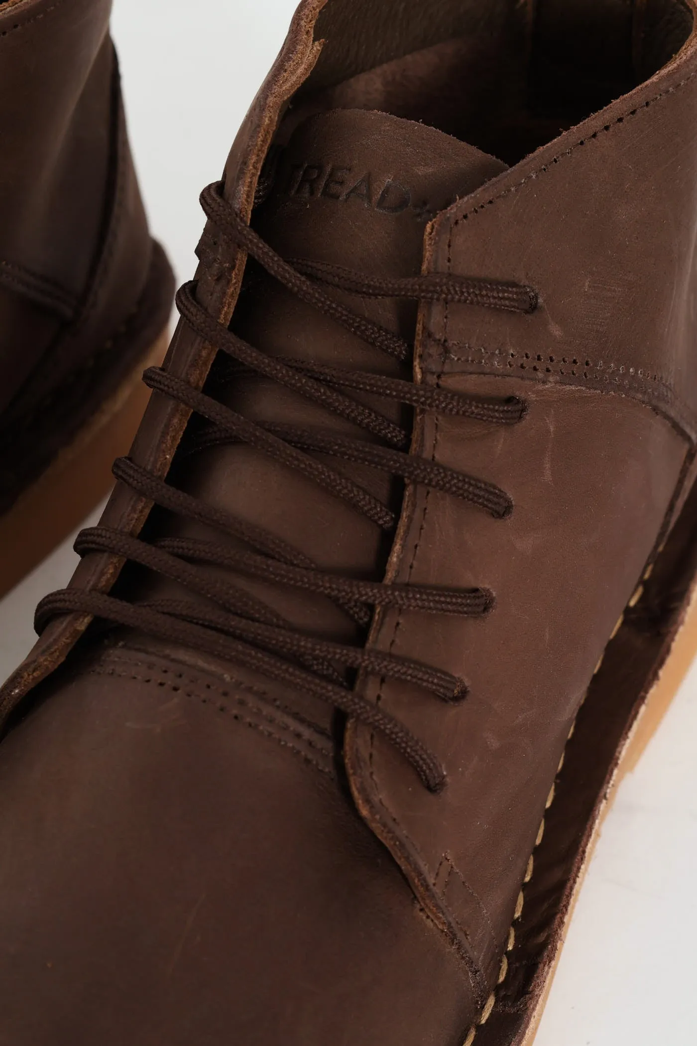 Leather Stitched Down Lace Up Boot - Brown sold by Edgars product image thumbnail 2