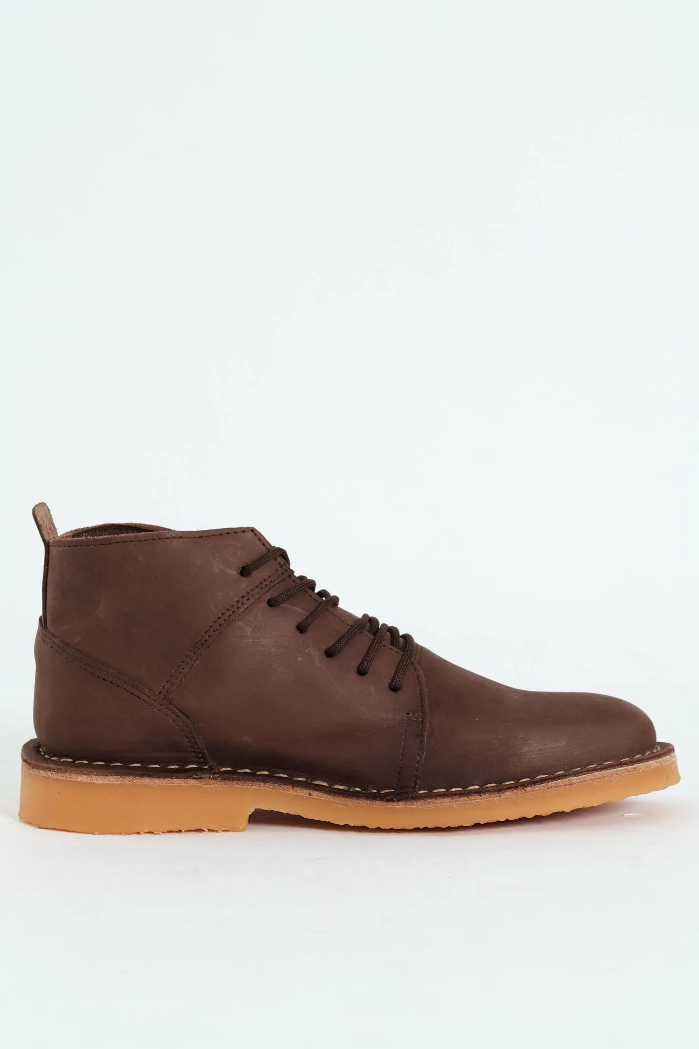 Leather Stitched Down Lace Up Boot - Brown sold by Edgars product image thumbnail 3