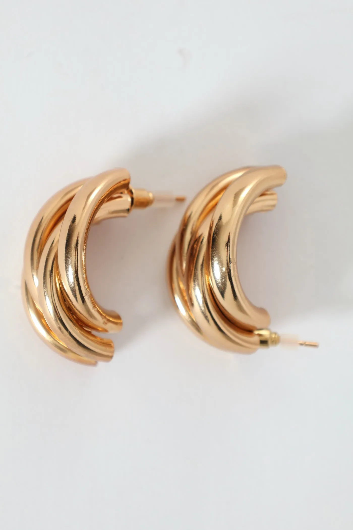 Half Ring Statement Earrings - Gold sold by Edgars product image thumbnail 3