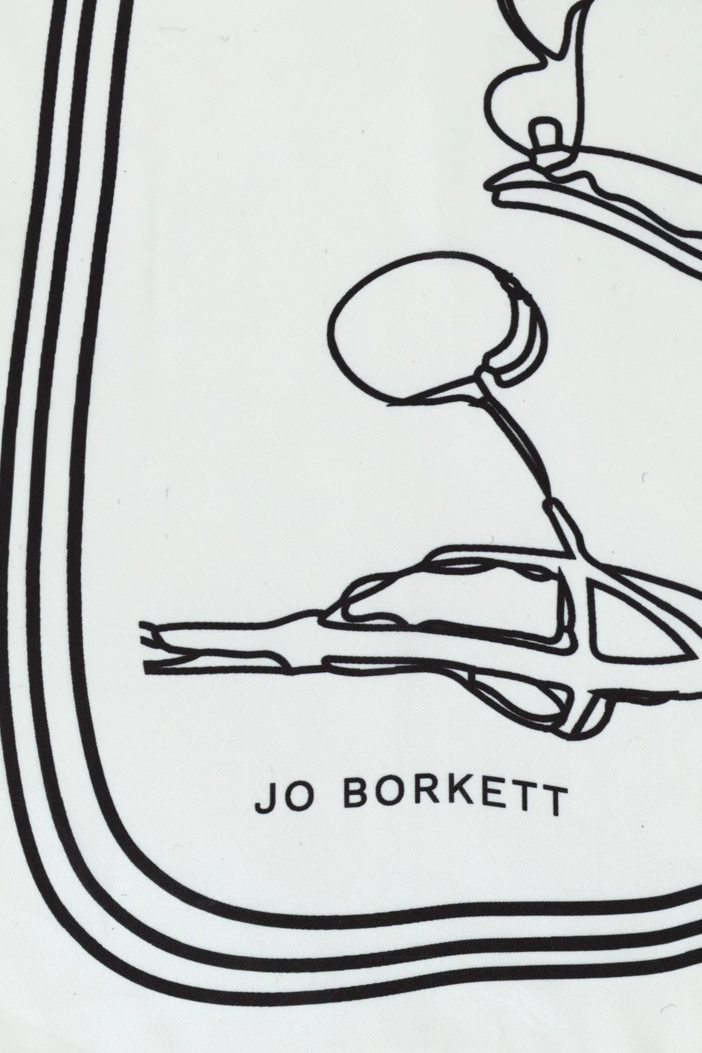 Silk Touch Dark Floral Blockprint Scarf - Black/White sold by Edgars product image thumbnail 3