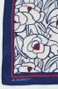 Silk Touch Meadow Scarf - Navy sold by Edgars