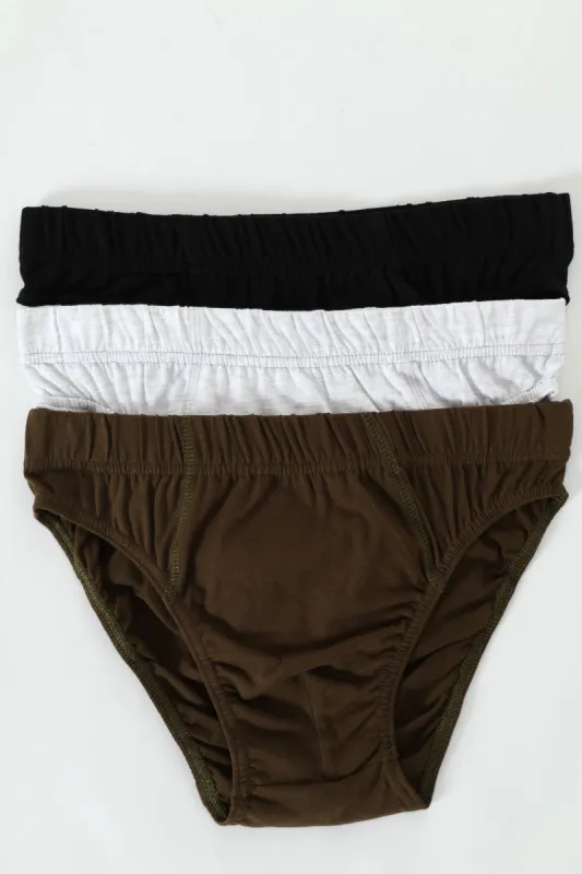 3 Pack Mini Briefs - Multi sold by Edgars 