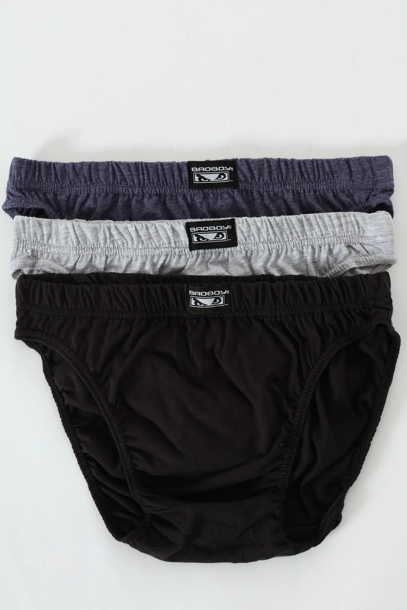 3 Pack Mini Briefs - Teal/Black/Grey Melange sold by Edgars