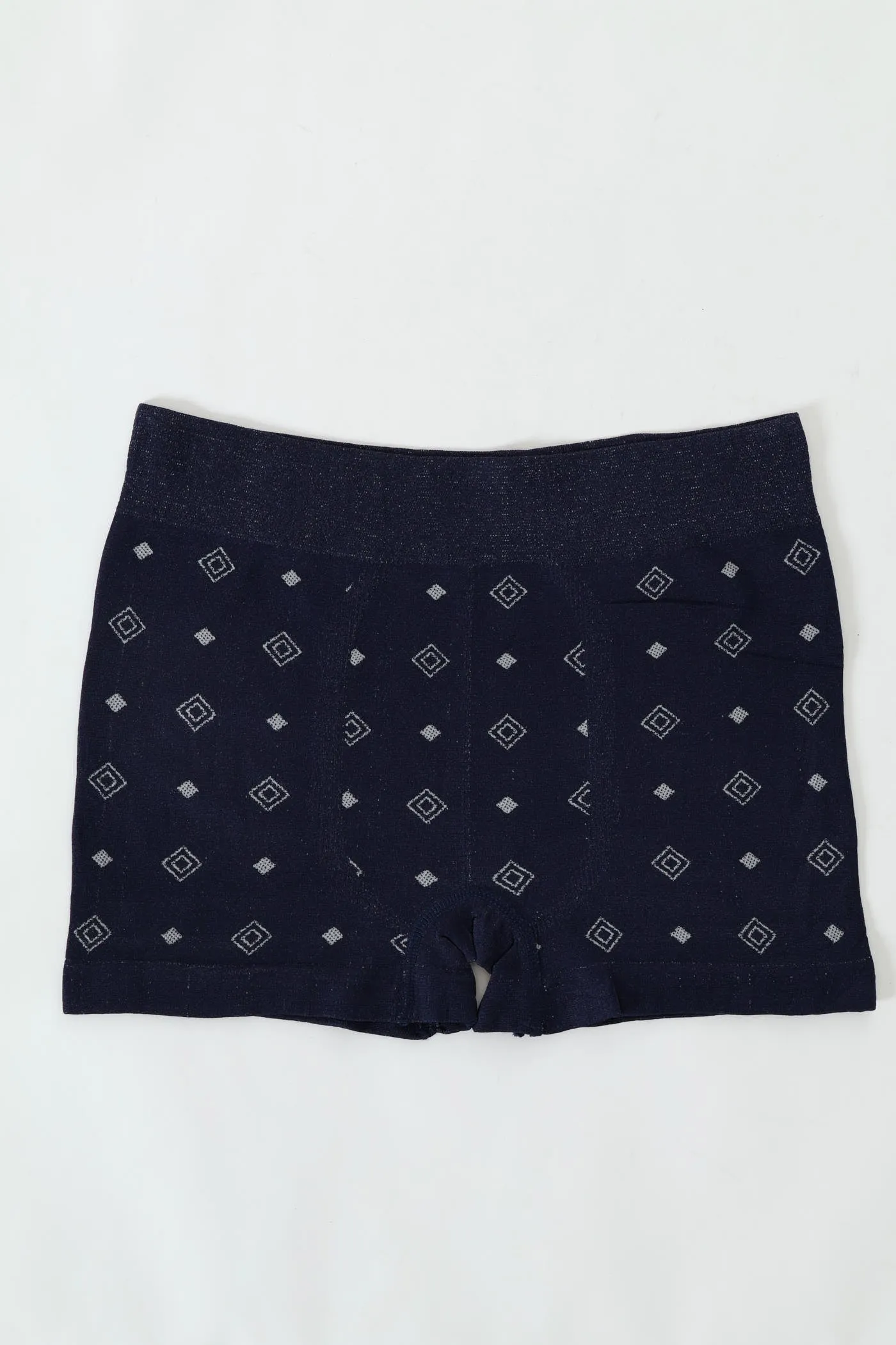 Single Print Seamless Trunk - Navy sold by Edgars