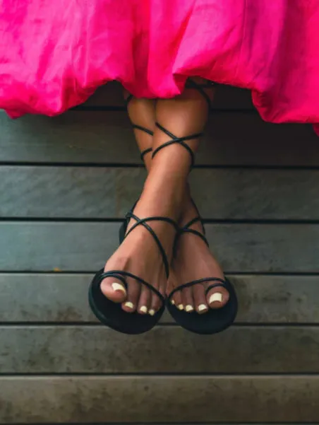 Milana Barely There Lace-Up Sandal - Black sold by Edgars product image thumbnail 2