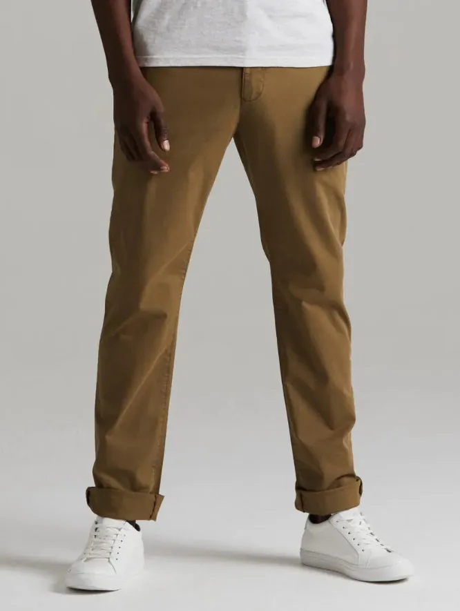 Venice Slim Fit Chino Trousers - Khaki sold by Edgars