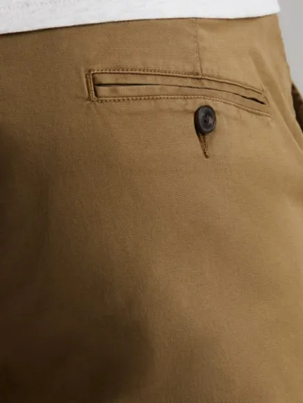 Venice Slim Fit Chino Trousers - Khaki sold by Edgars product image thumbnail 3