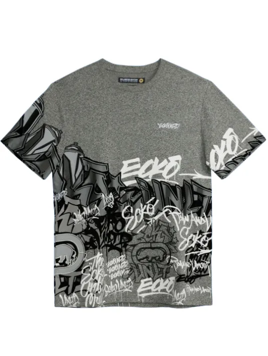 Heritage Graffiti Tee - Grey sold by Edgars