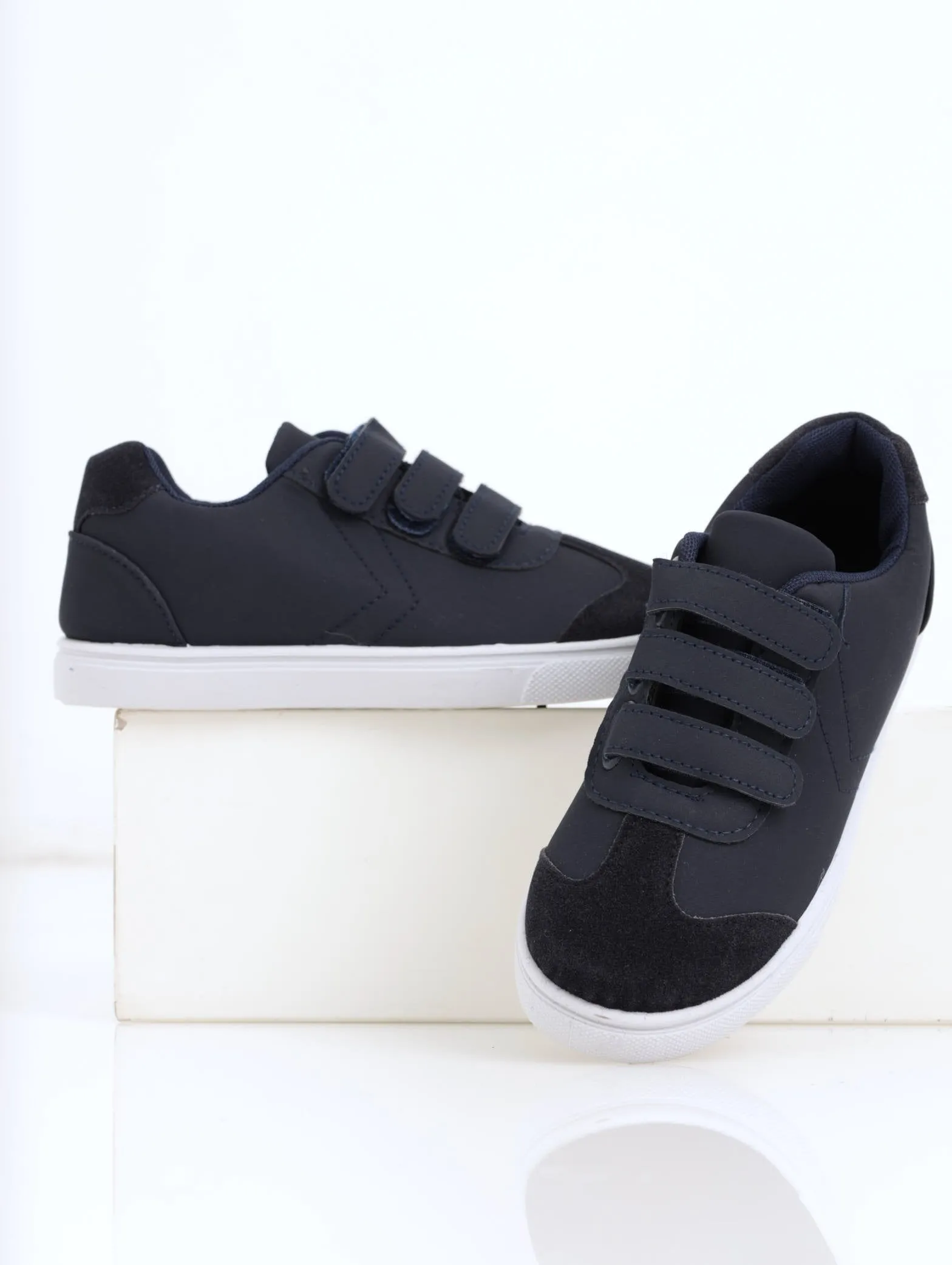 Boys Panel Sneaker - Navy sold by Edgars