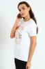 Romantic Floral Tee - White sold by Edgars