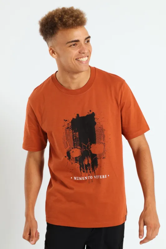 Warpaint Skull Tee - Rust sold by Edgars