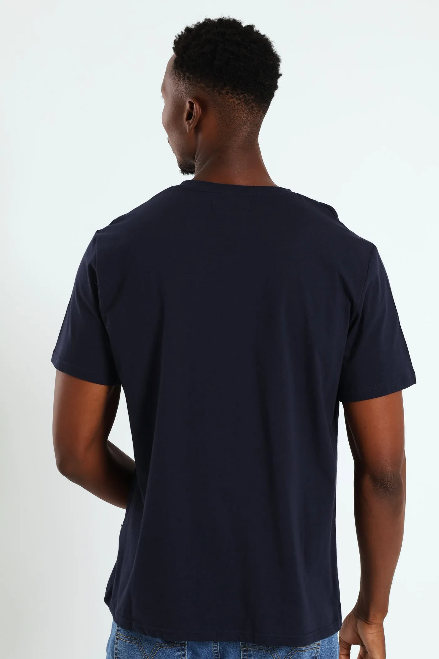 Basic V-Neck Tee - Navy sold by Edgars product image thumbnail 3