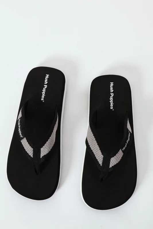 Andreas Wide Vamp Sandal - Black sold by Edgars 