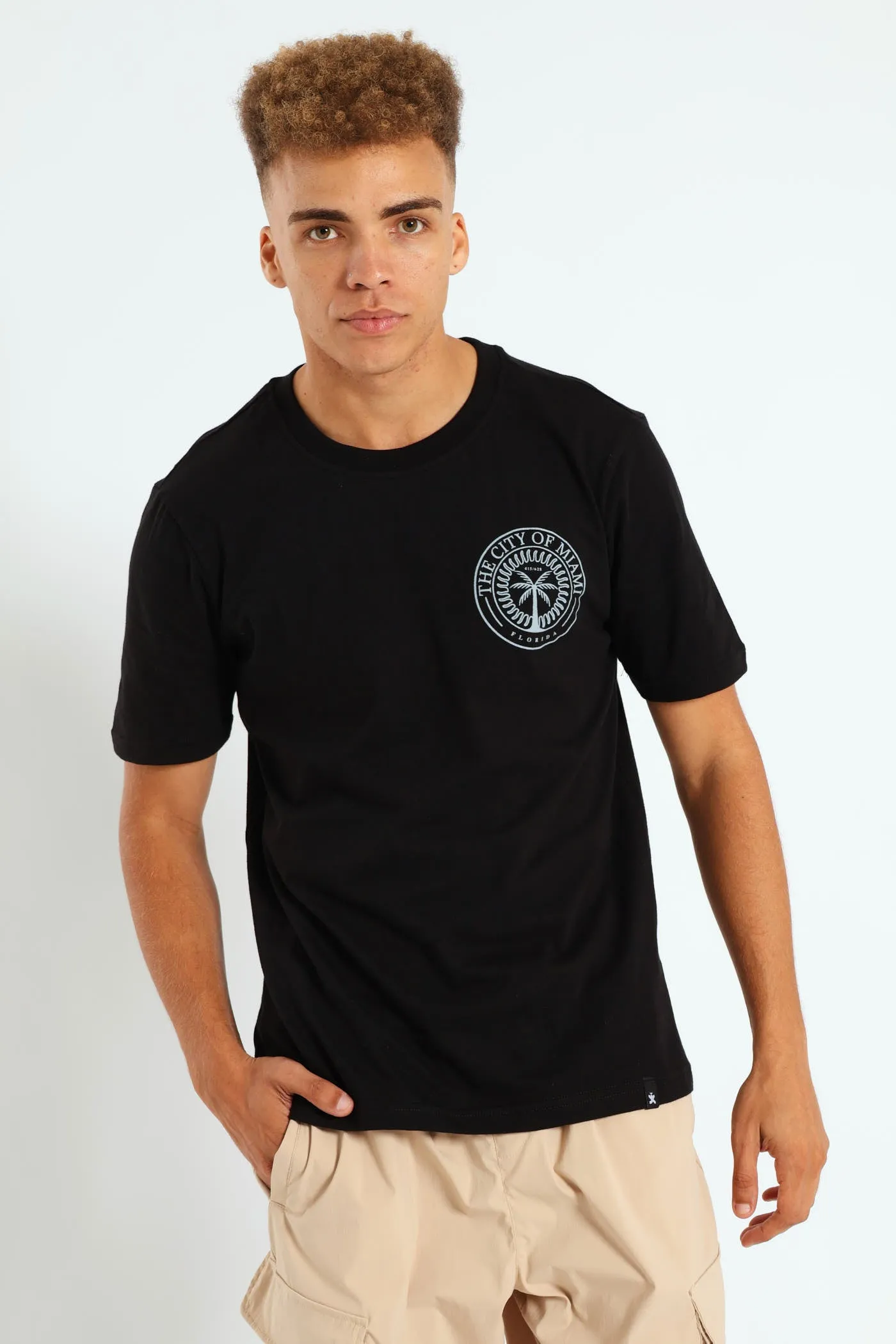 Miami City Front & Back Print Tee - Black sold by Edgars product image thumbnail 3