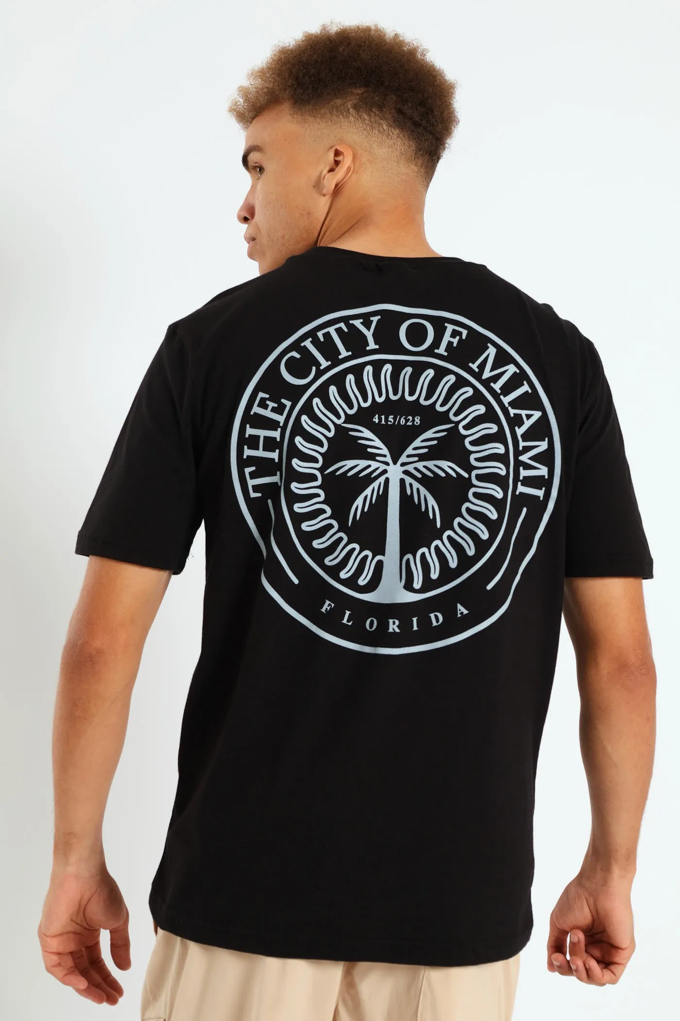 Miami City Front & Back Print Tee - Black sold by Edgars product image thumbnail 2