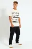 Racer Front & Back Print Tee - Off White sold by Edgars 