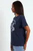 Paris France Bicycle Tee - Midnight Blue sold by Edgars