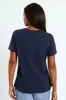 Paris France Bicycle Tee - Midnight Blue sold by Edgars