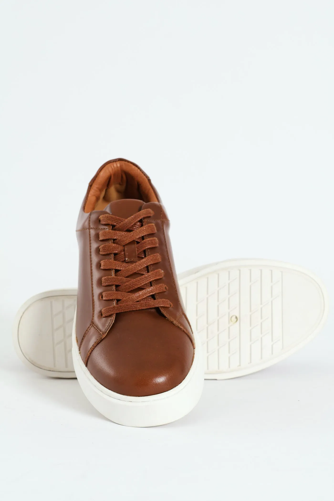 Leather Lace Up Sneaker - Brown sold by Edgars product image thumbnail 2