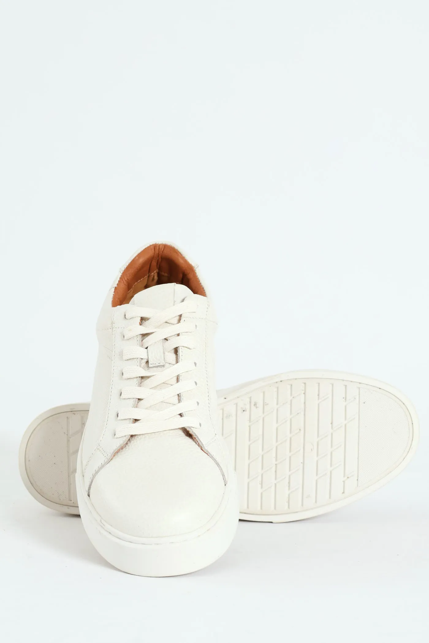 Leather Lace Up Sneaker - White sold by Edgars product image thumbnail 2