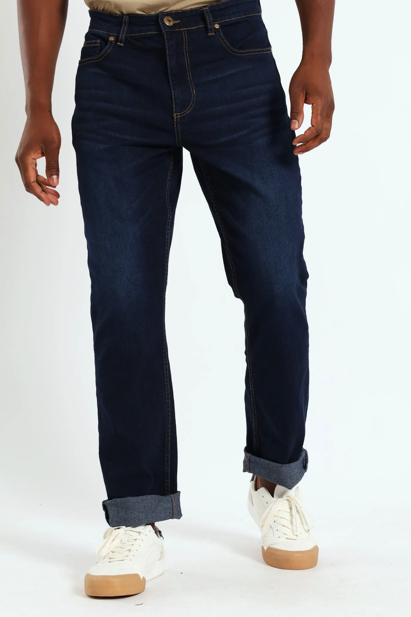 Slim Fashion Denim - Blue/Black sold by Edgars