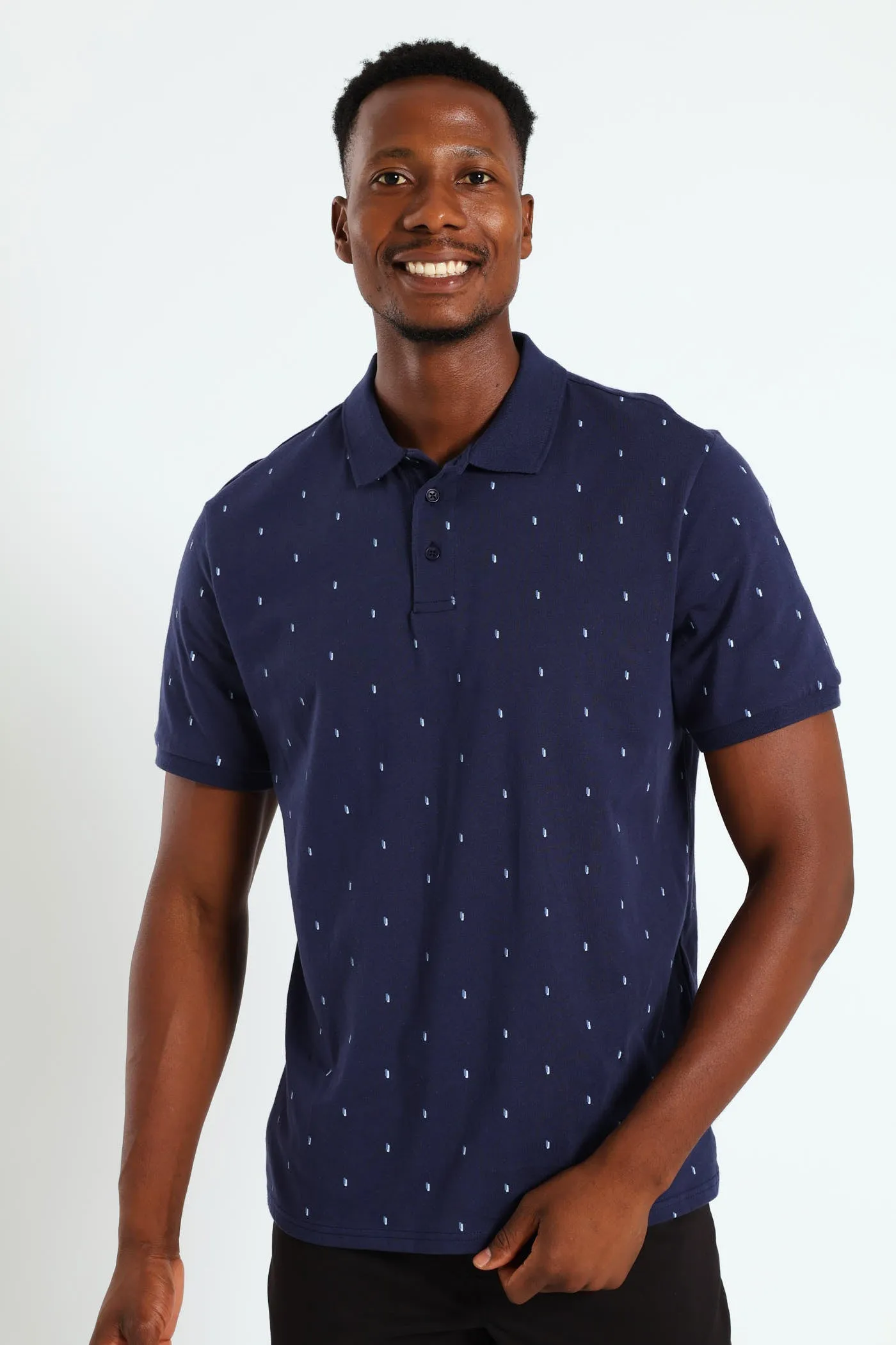 Tile Print Golfer - Navy sold by Edgars