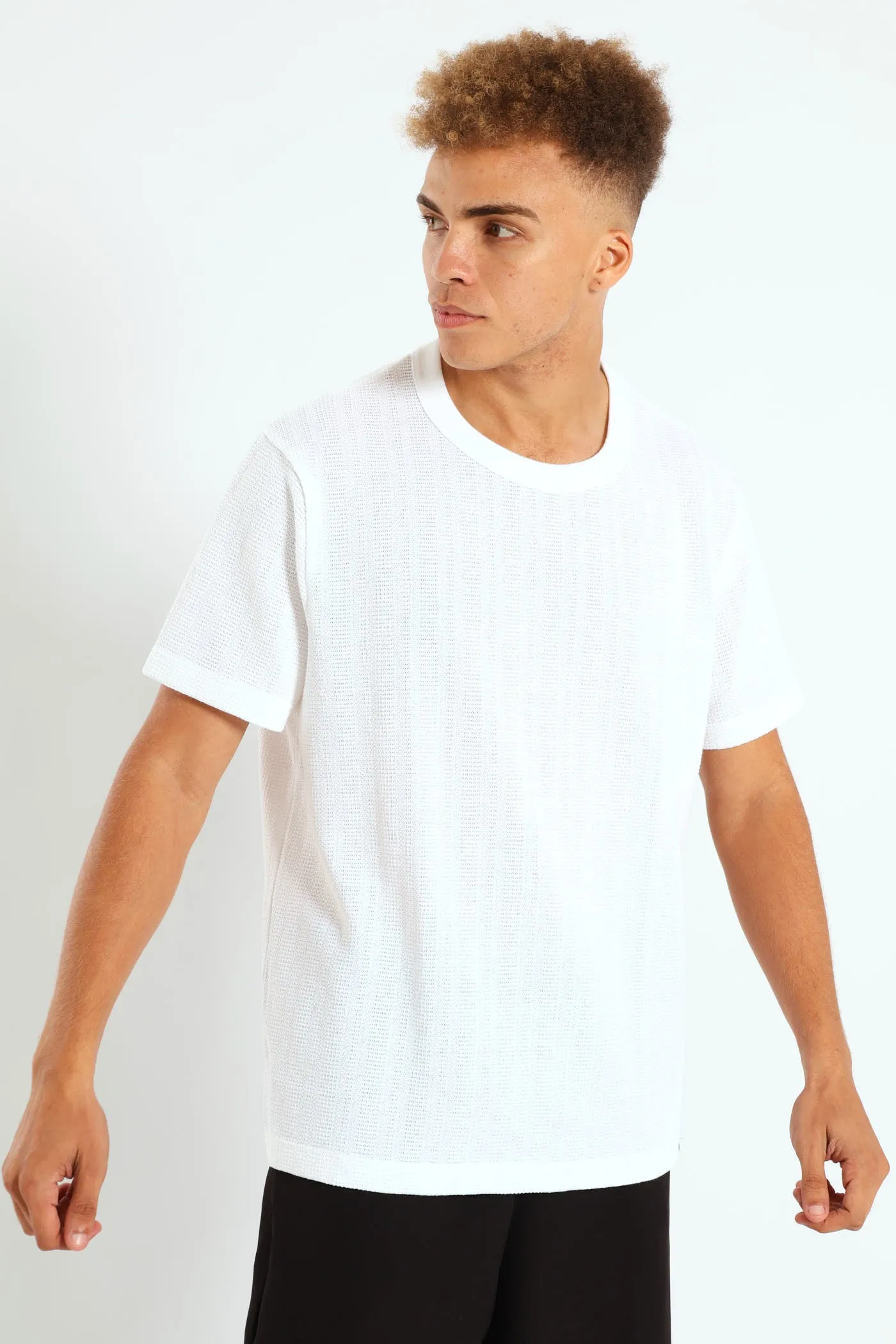 Fine Crochet Look Tee - White sold by Edgars product image thumbnail 3