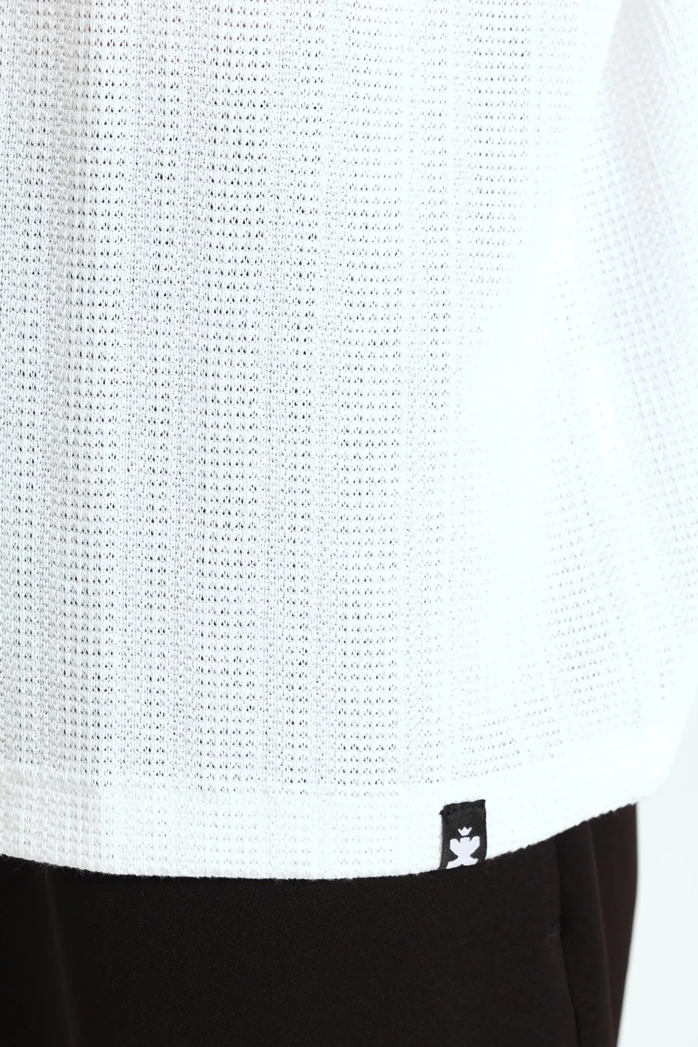 Fine Crochet Look Tee - White sold by Edgars product image thumbnail 2