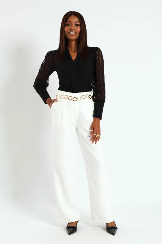 Circle Link Chain Belt - Gold sold by Edgars