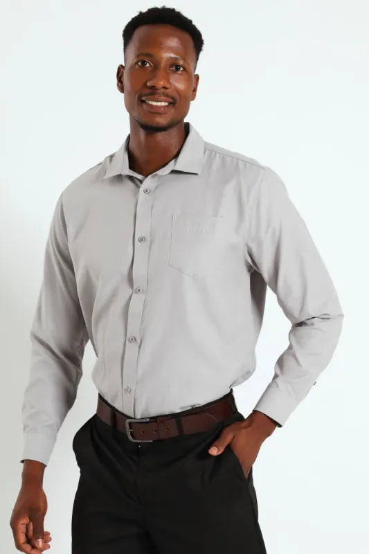 Summer Dobby Shirt - Grey sold by Edgars 