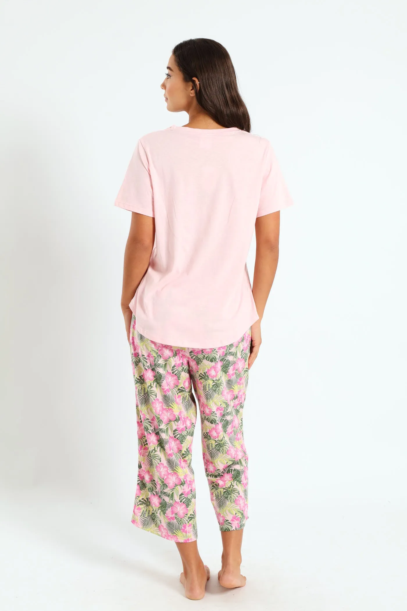 Paradise Tee & Capri Knit Set - Pink sold by Edgars product image thumbnail 2