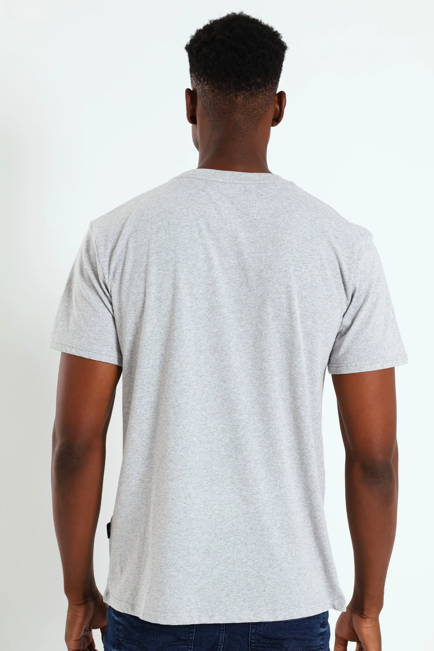 Stone Denim Est.Tee - Grey Melange sold by Edgars product image thumbnail 3