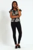 V-Neck Short Sleeve Formal Tee - Black sold by Edgars