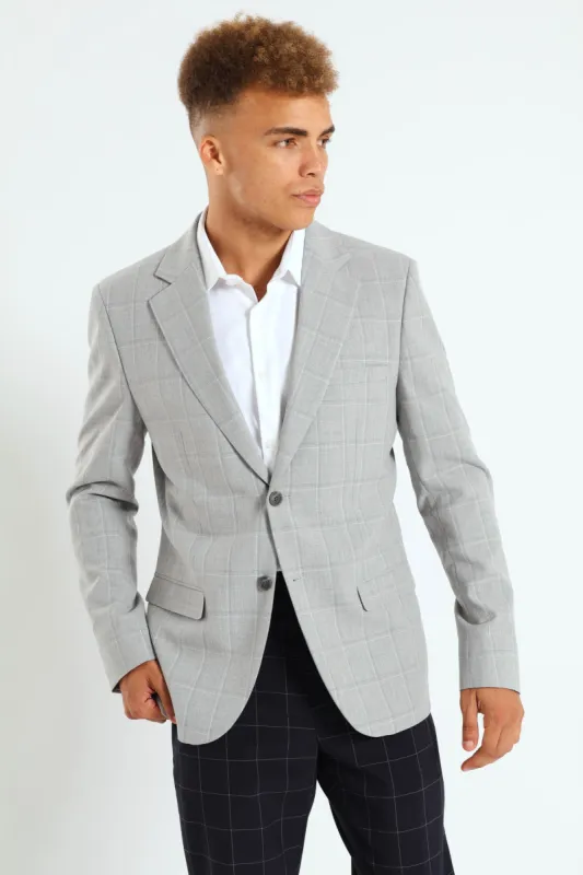 Check Blazer - Grey sold by Edgars 
