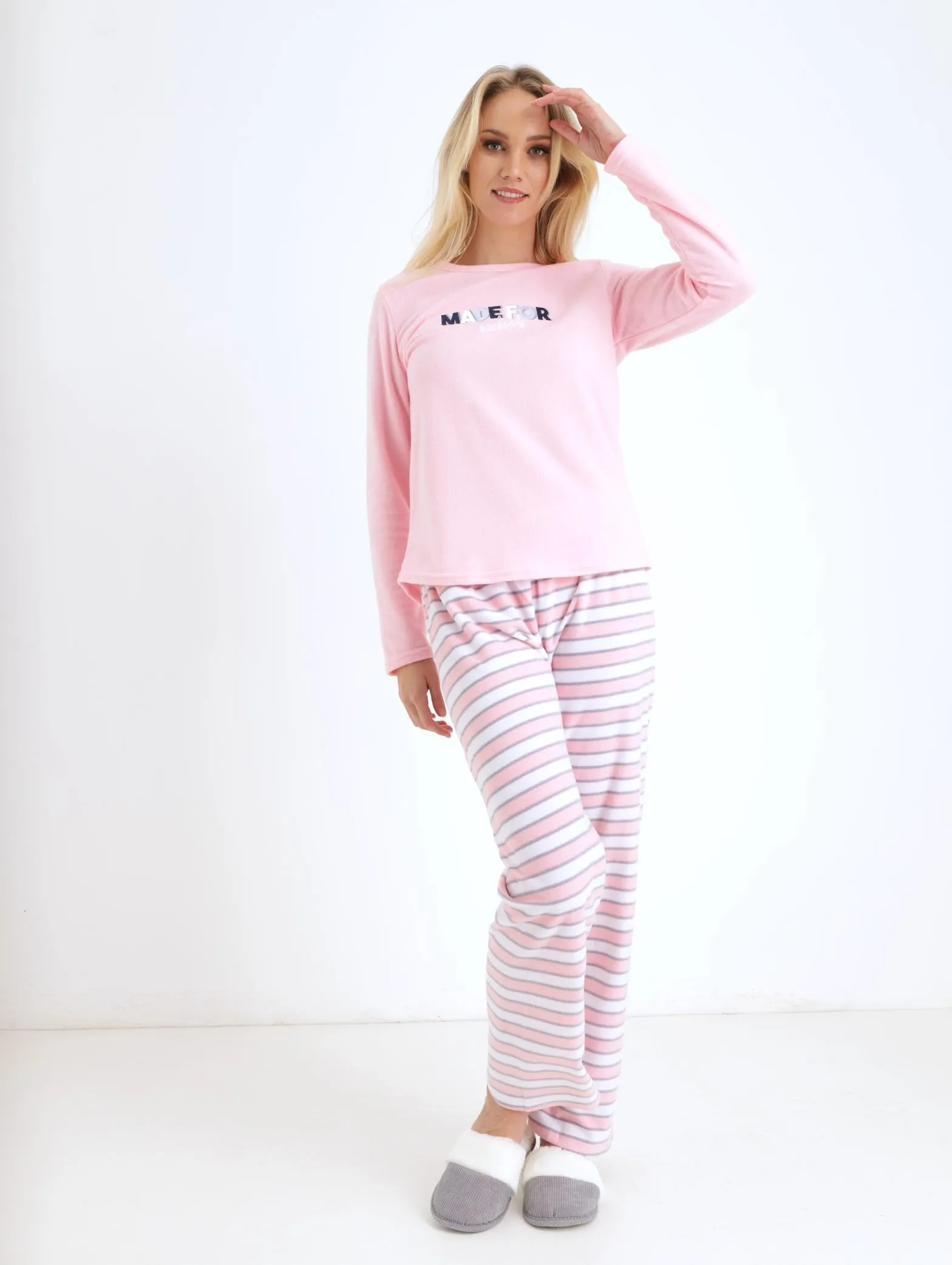 Ladies Striped Mother's Day Sleepwear Set - Pink sold by Edgars