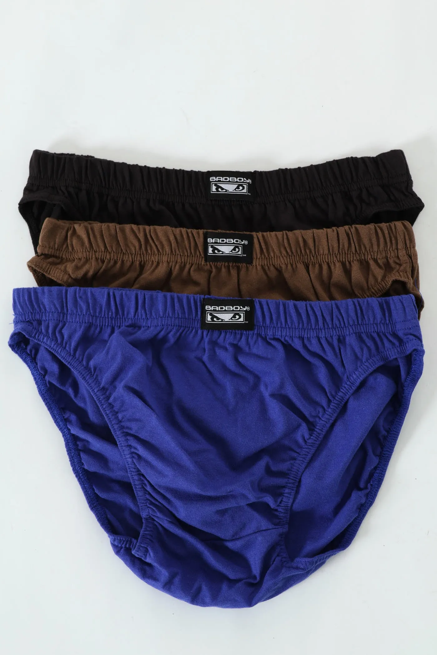 3 Pack Mini Briefs - Black/Olive/Dark Blue sold by Edgars