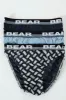 3 Pack Mini Briefs - Blue/Navy/Chain Design sold by Edgars 