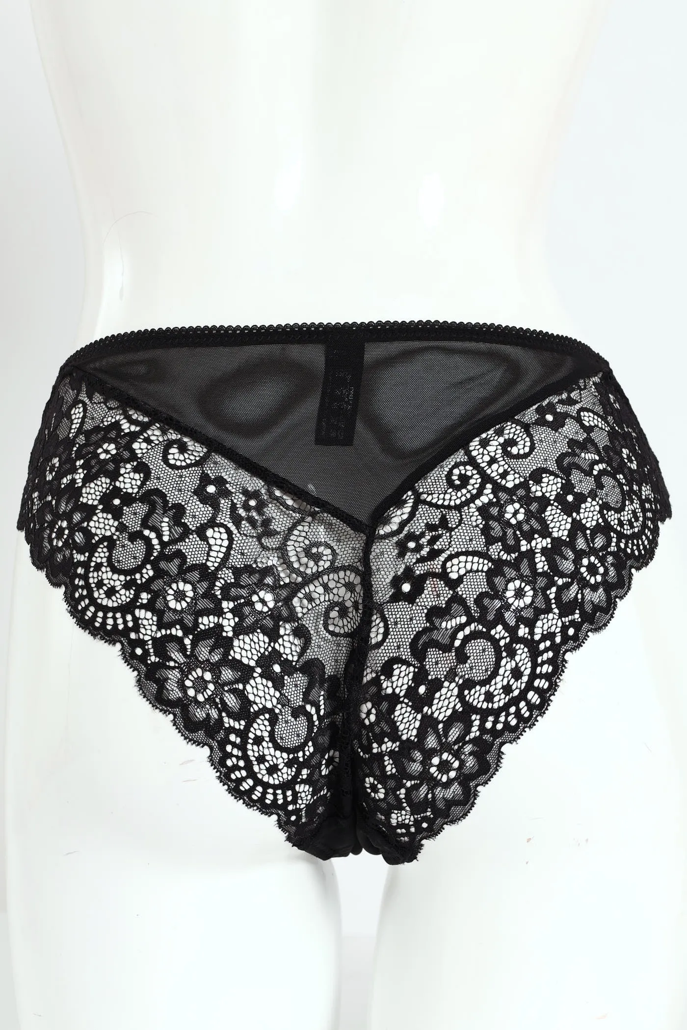 Mesh & Lace Brazilian Panty - Black sold by Edgars product image thumbnail 2